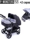 BABY MONSTER  - Coche Tic Toc 3 piezas Olive